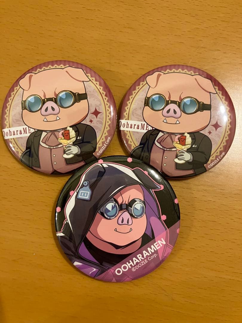 ドズル社 おおはらMEN 缶バッジ - メルカリ