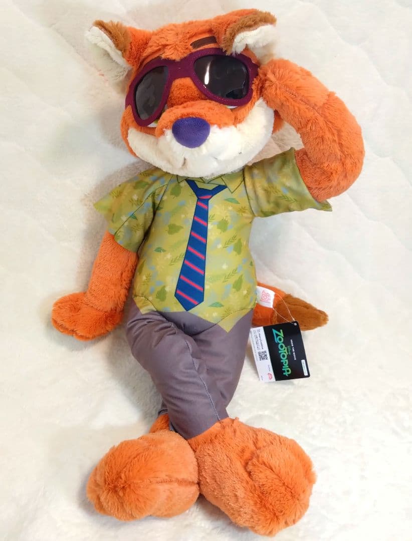 新品未使用品タグ付】ズートピア 超超bigぬいぐるみ〜ニック