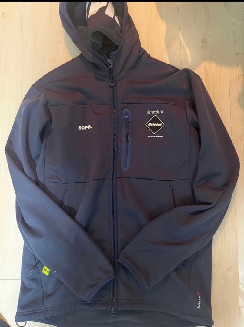 F.C.Real Bristol フード付きジャケット L ネイビー
