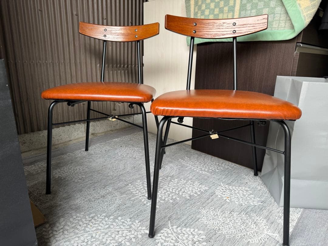 2脚セット niko and ニコアンド リビングテリトリー ダイニングチェア