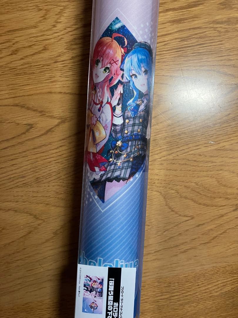 ブシロード ラバーマット ホロライブ 『桜舞う星空の下で miComet