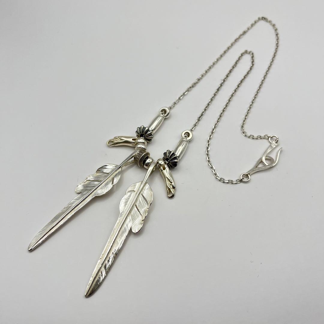 LARRY SMITH ラリースミス カゼキリフェザーカスタムネックレス - メルカリ