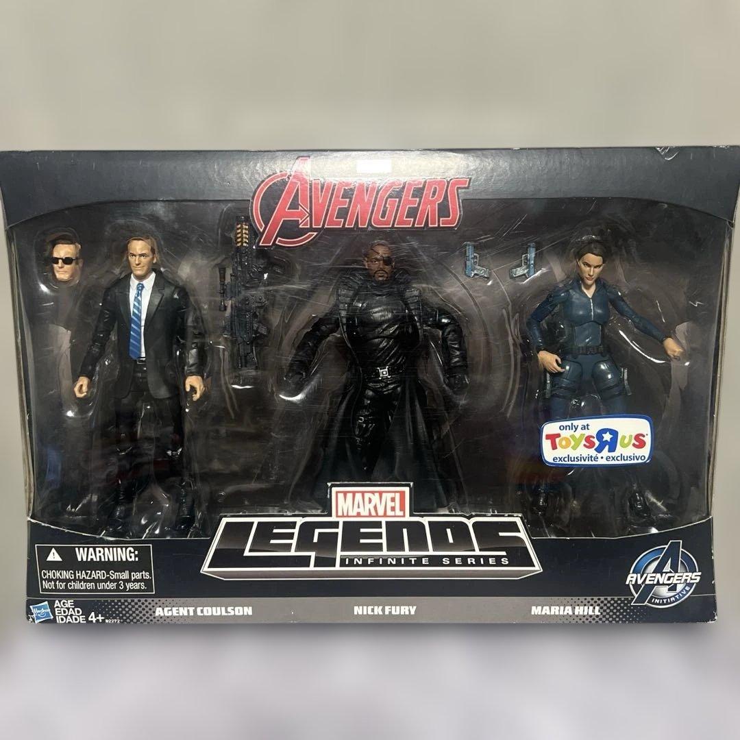 ニック・フューリー、コールソン、マリア・ヒル セット　マーベルレジェンド