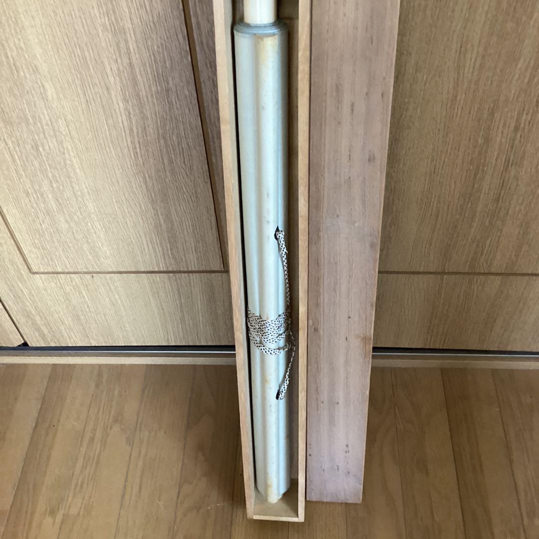 速水御舟作 昭和8年作 桔梗図木版画掛軸 便利堂参考 掛軸