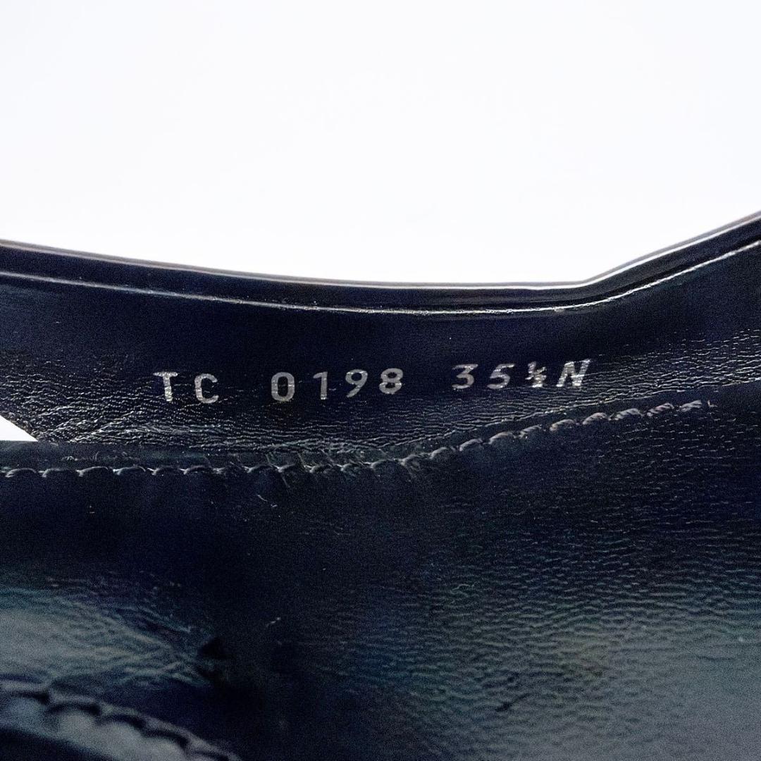 ルイヴィトン パンプス 22〜22.5cm ブラック パテントレザー ハイヒール