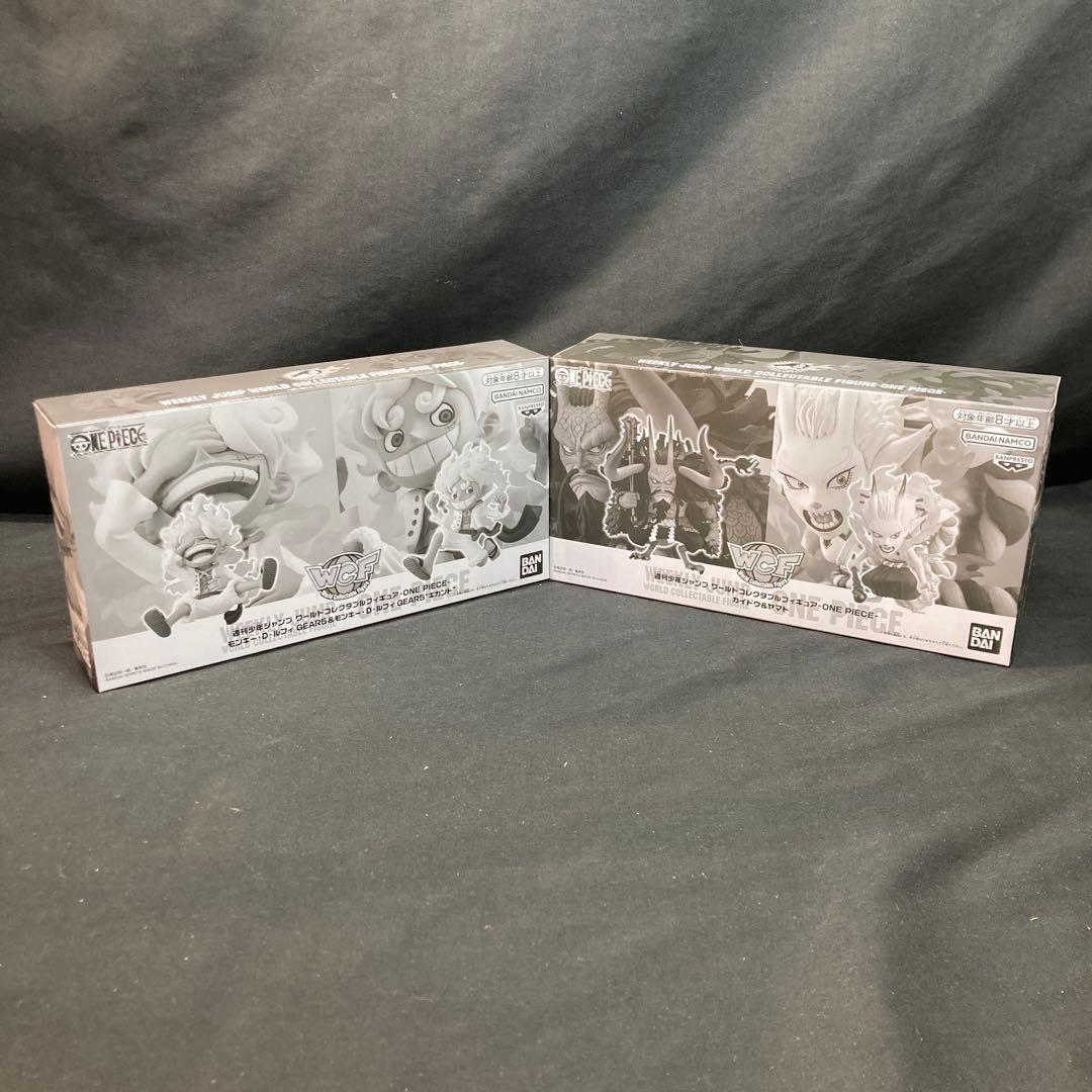 【新品未開封】ジャンプワールドコレクタブルフィギュア ルフィ、カイドウ&ヤマト ジャンプ応募者全員サービス ワンピース ワーコレ カイドウ ルフィ