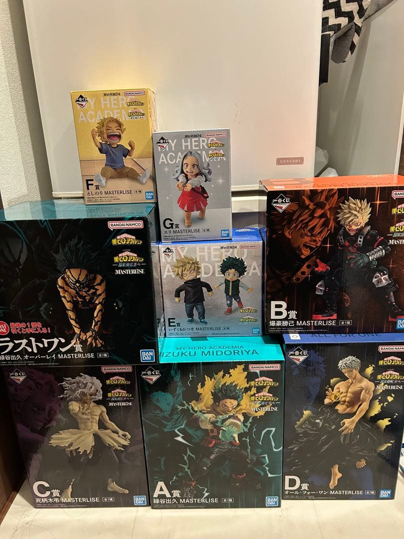 一番くじ 僕のヒーローアカデミア -更に向こうへ- フィギアコンプセット