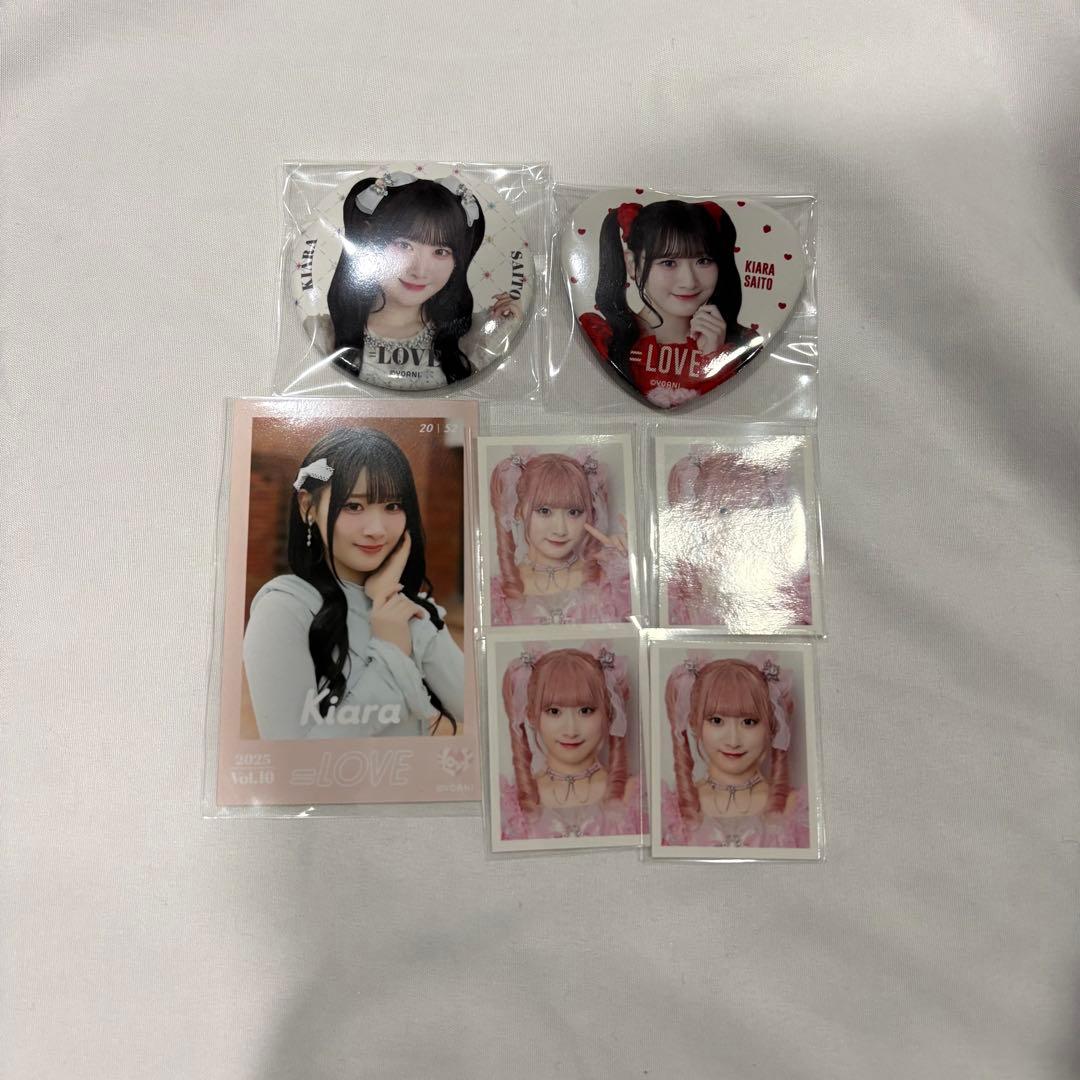LOVE 齋藤樹愛羅 ミニフォト 缶バッジ ID - メルカリ