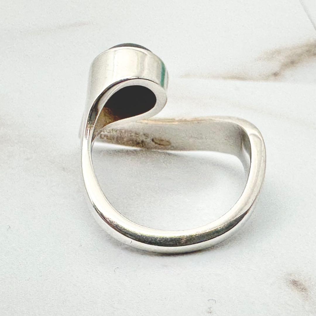 希少 GEORG JENSEN HaH刻印 ヘマタイト シルバーリング 11号 - メルカリ