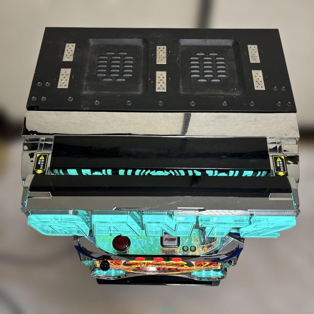 スロット 実機 超GANTZ コイン不要機 音量調節機能付き パチスロ機 家