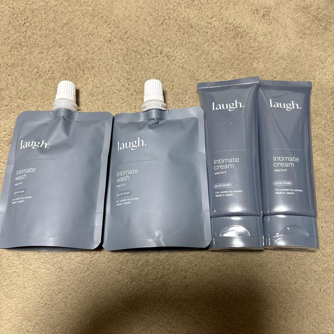 Laugh.ラフドットインティメイトウォッシュ詰め替えクリーム各2点ピュアムスク