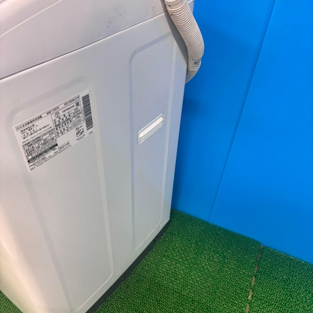 621 日立 極美品 洗濯機 7kg 一人暮らし 冷蔵庫も有 小型 半年保証付