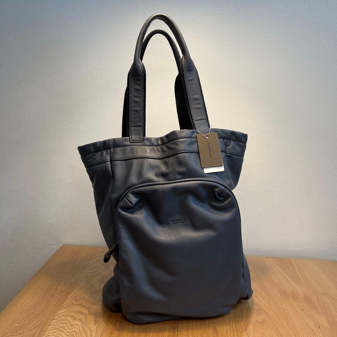 【タグ付未使用・キズ有】Daniel&Bob ネイビートートバッグ スプーニャ