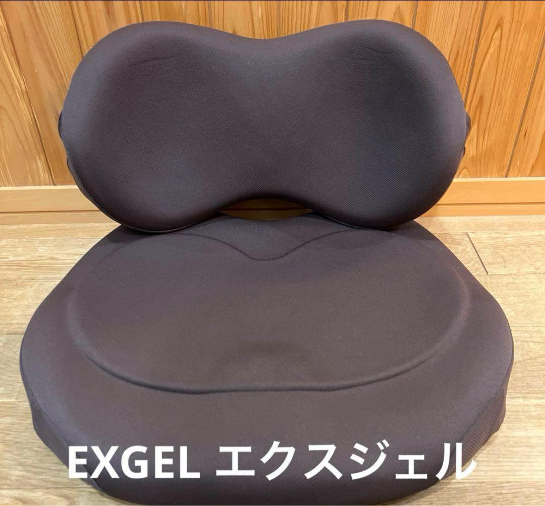 【美品】EXGELエクスジェル ハグカンフィ ブラウン 骨盤サポート