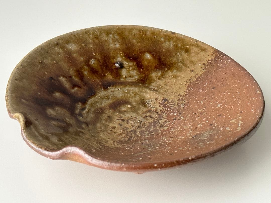 金重まこと 備前 平片口 皿 ⑤