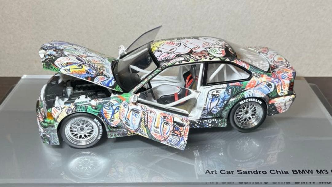 超レアモデル❗️ミニカー 1/18 ミニチャンプス  M3 アートカー 1/18 Art Car Museum Edition BMW M3 ミニカー - メルカリ