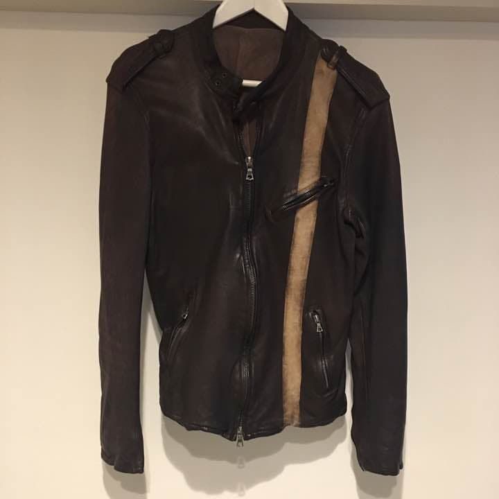 backlashバックラッシュ レザーライダースジャケット BACKLASH (バックラッシュ) ITALY SHOULDER SINGLE RIDERS シングル