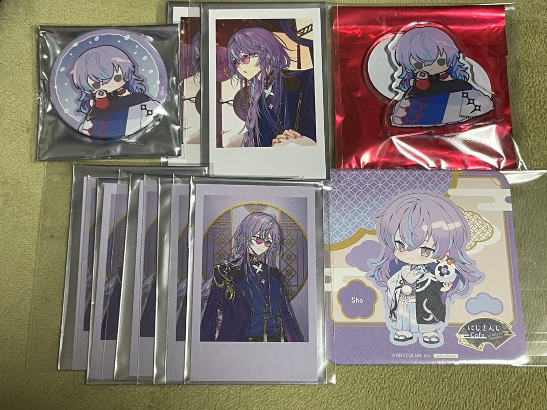 にじさんじ スイパラ Dytica 2周年 缶バッジ チェキ風カード 星導