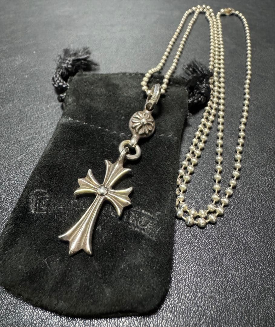 クロムハーツ 1ボールタイニーCHクロス ボールチェーン