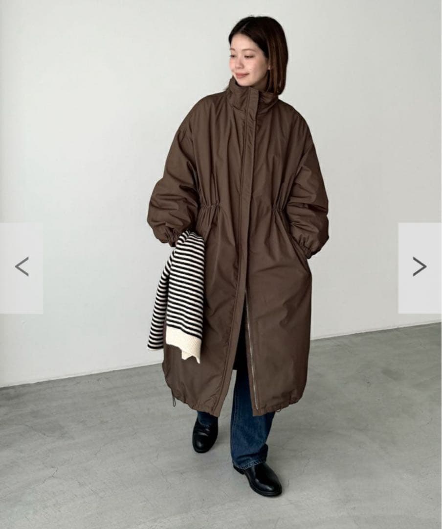 canal jean diggity ダウンロングコート　ブラウン キャナルジーン CANAL JEAN diggity ダウンロングコート （ブラウン