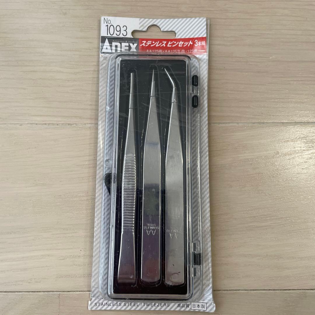 ステンレスピンセット 3本セット 日本製 - メルカリ