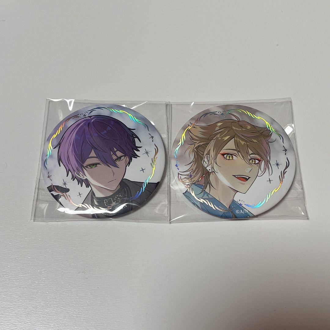 にじさんじ7周年 ART OF NIJISANJI 缶バッジ 剣持刀也、伏見ガク