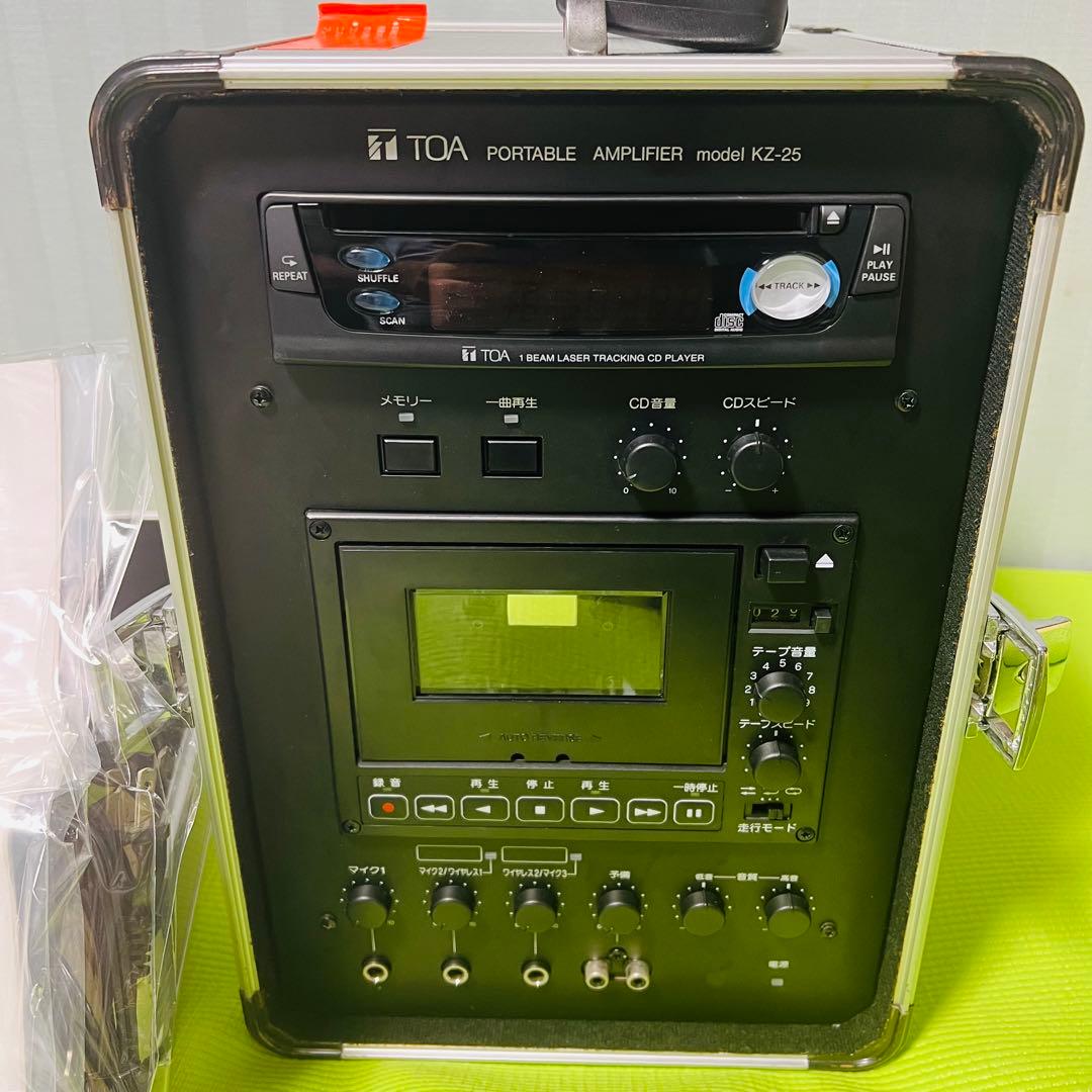 美品 TOA KZ-25 PAアンプ ポータブルアンプ カラオケ - メルカリ