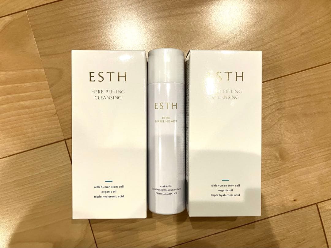 未開封 ESTH エス ハーブピーリングクレンジング 120g ２箱　オマケ付き