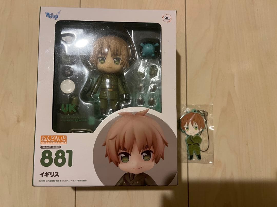 ヘタリア　イギリス　ねんどろいど　ラバーストラップセット