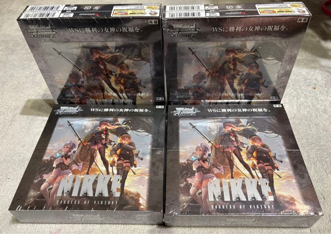 勝利の女神 NIKKE ヴァイスシュヴァルツ 新品 シュリンク付き 4BOX