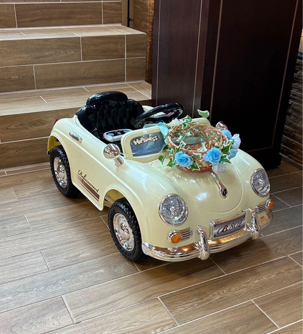 電動乗用ラジコンカー結婚式リングボーイリングガール - メルカリ