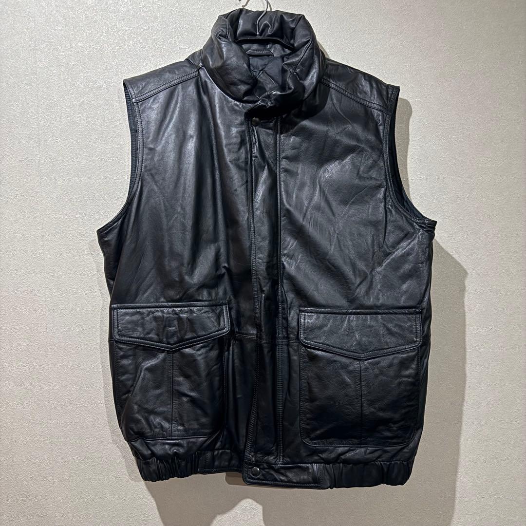 デッドストック Eddie Bauer ダウンベスト ブラック