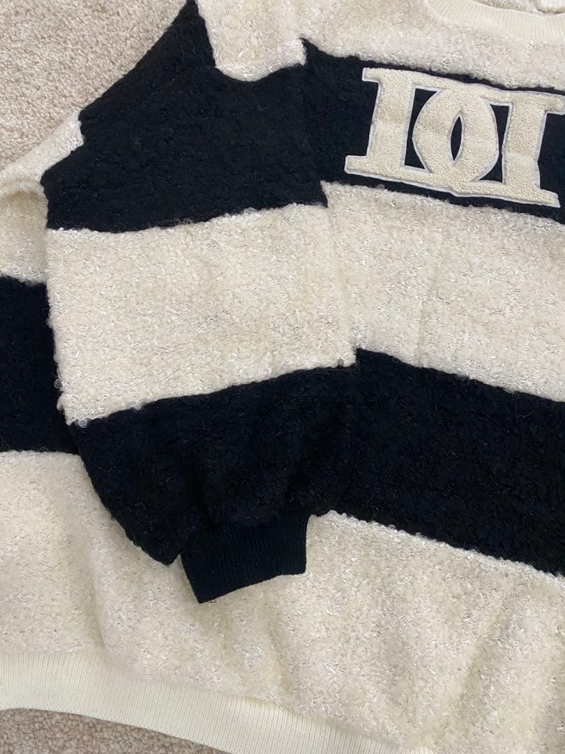 一点のみ❣️darich ダーリッチ アップリケブークレトップス ブラック