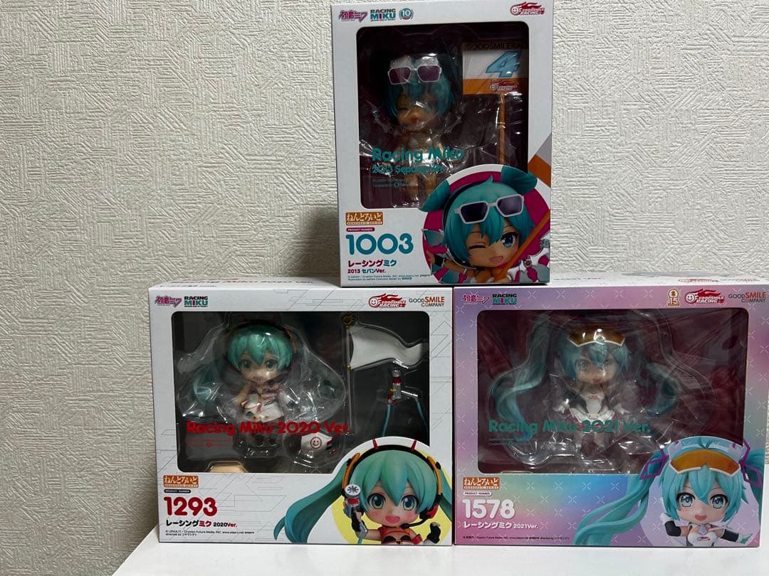 初音ミク　ねんどろいど　レーシングミク　3点まとめ