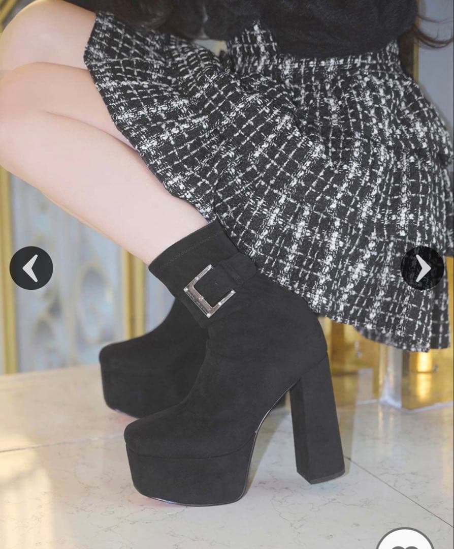 未使用】ミシェルマカロン ショートブーツ michellMacaron - メルカリ