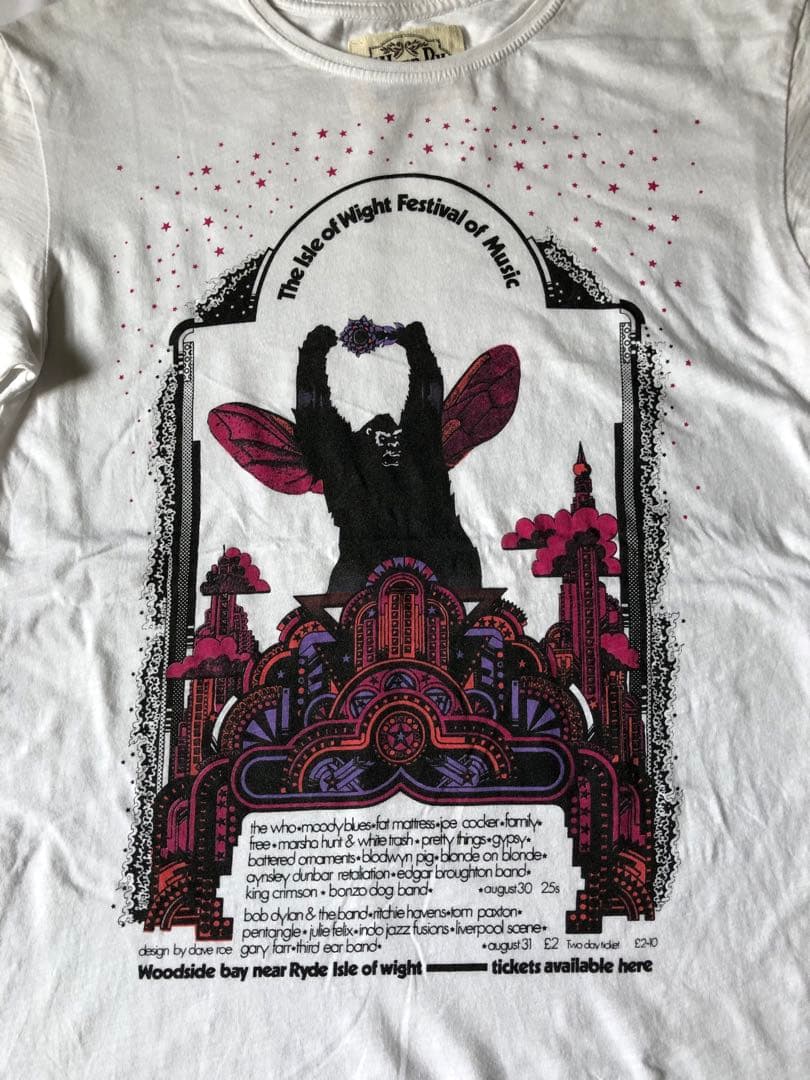 ワイト島 フェスティバル ポスター Dave Roe Vintage