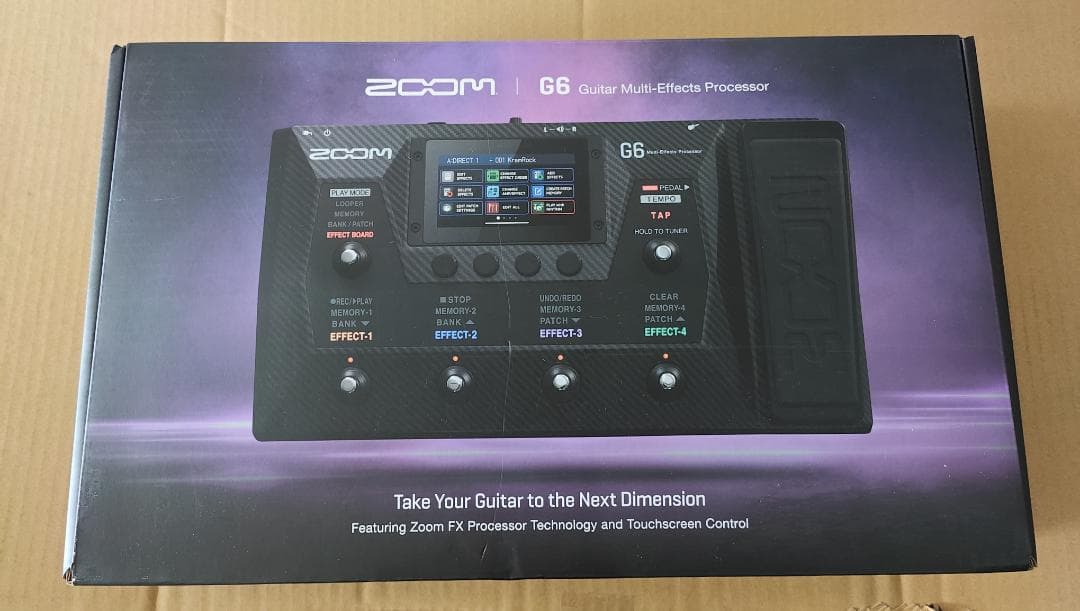 ZOOM G6 マルチエフェクトプロセッサー