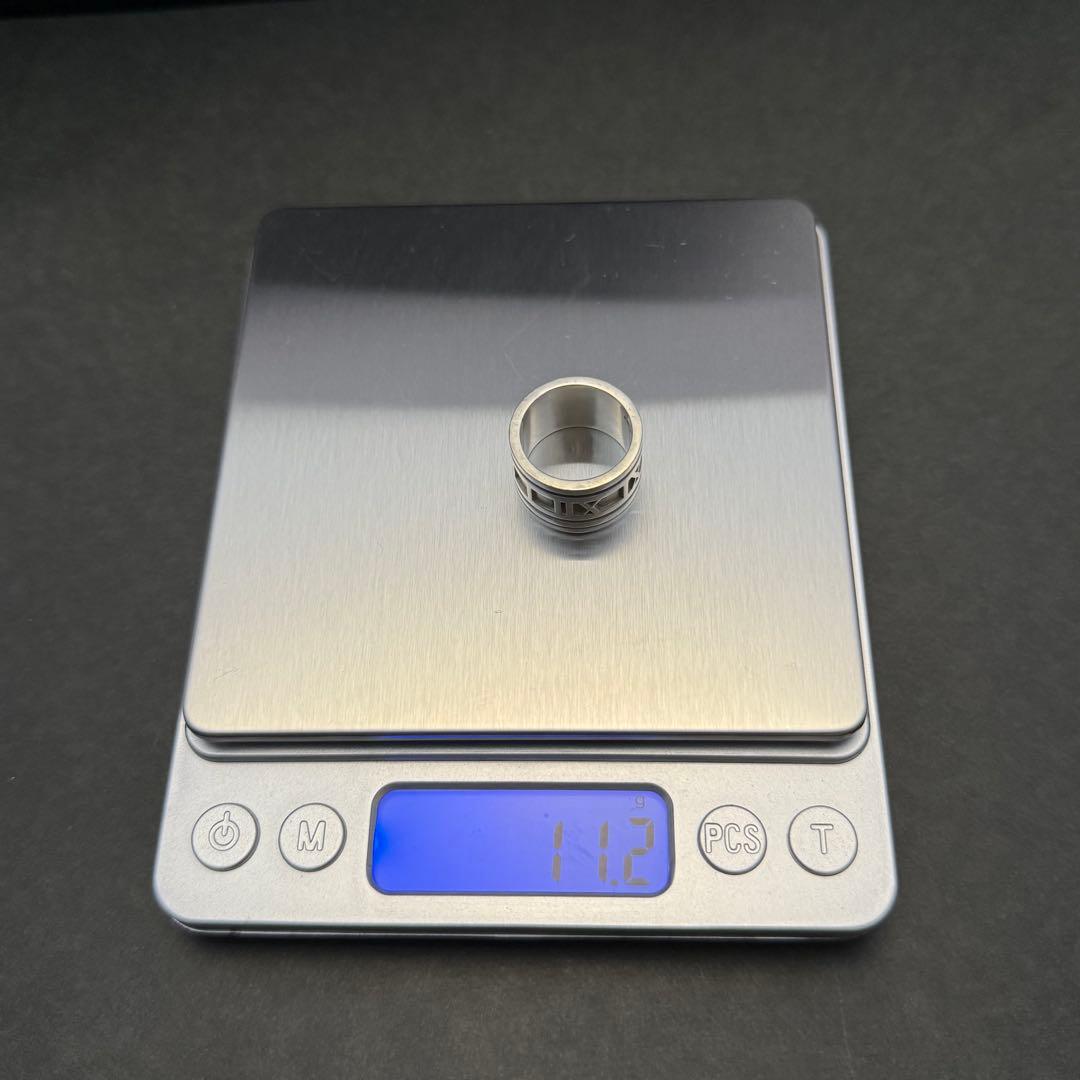 ティファニー アトラスリング 廃盤モデル ワイドリング S925 TC03