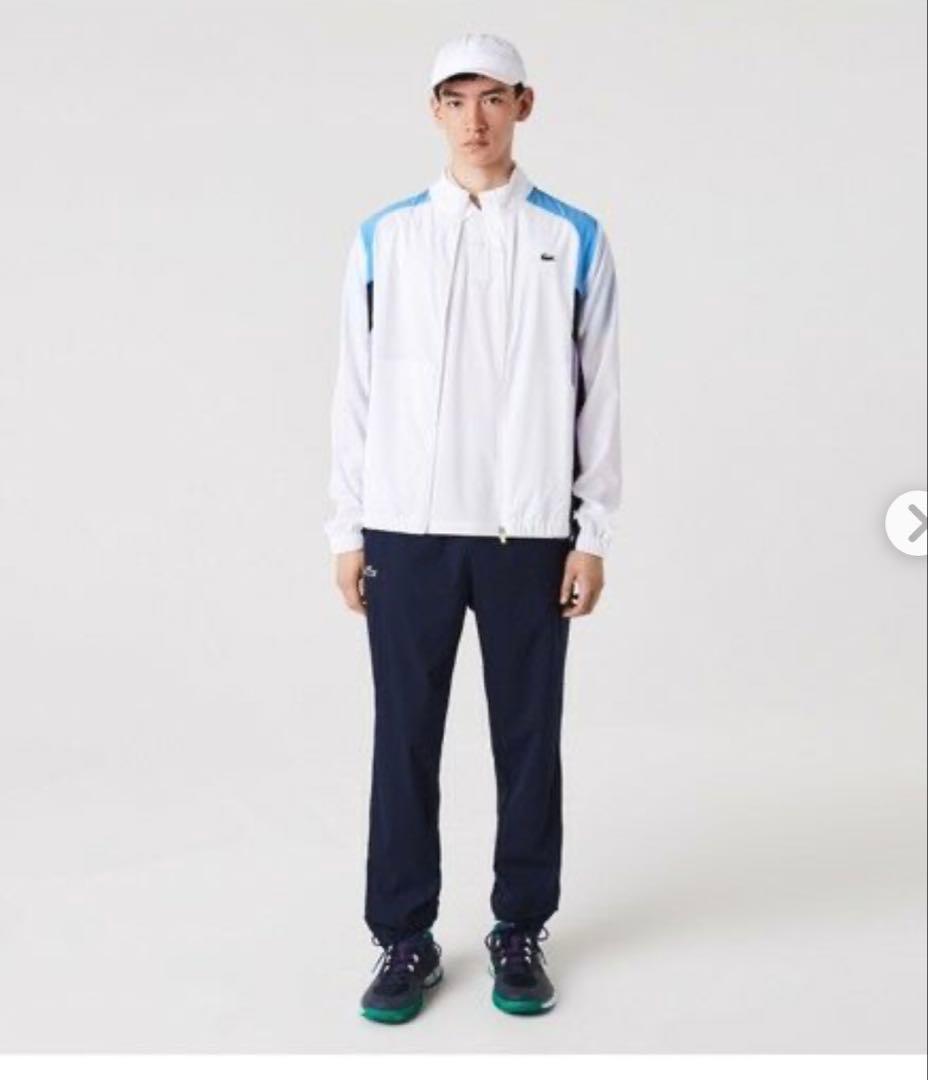 Lacoste マルチカラー ジャケットとネイビーパンツ セット 楽天市場】＼クーポン有／ラコステ セットアップ メンズ テニスウェア