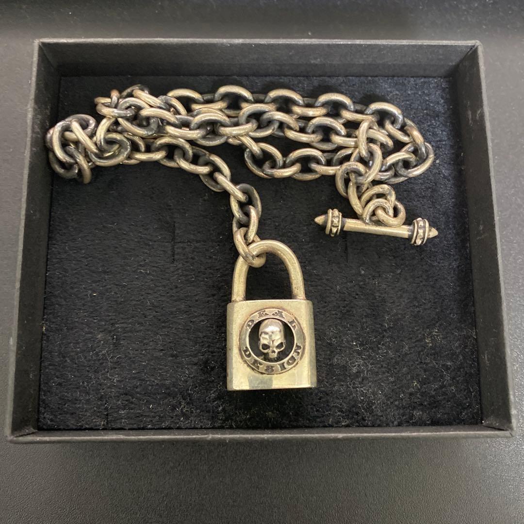 ディールデザイン スカルパドロックネックレス