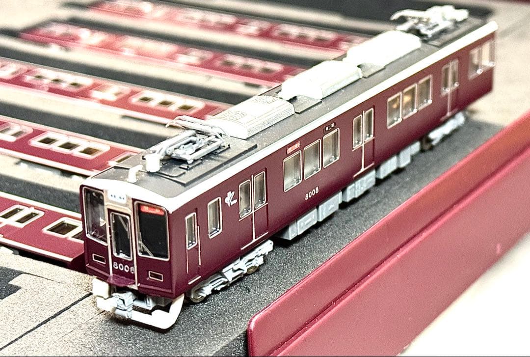 阪急電鉄神戸線8000系の8008F(シングルアームパンタグラフ搭載) Kano鉄道局 阪急8000系