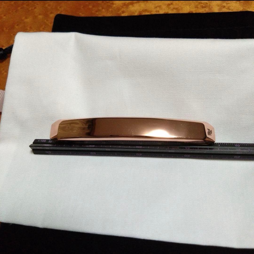 メタルジェム　バレッタ　ローズゴールド　HAIR BAR TOKYO THBT