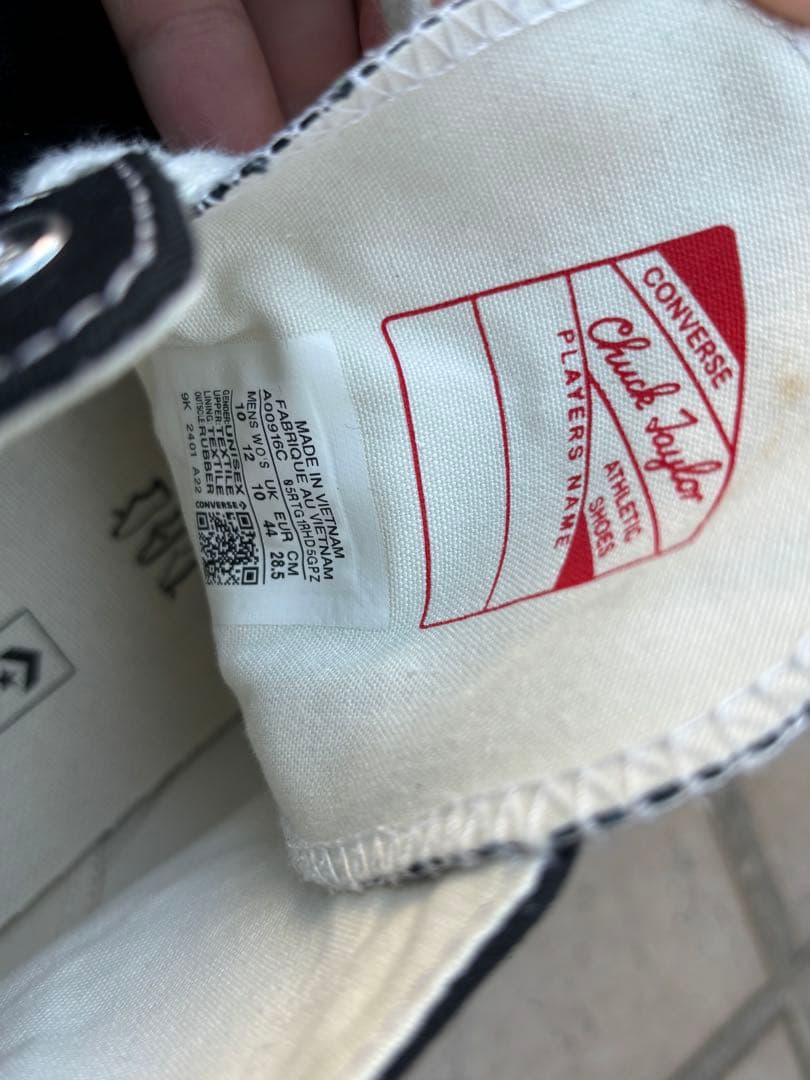 七*神様 【28.5cm】CT70 PLUS BLACK HI CUT【日本未発