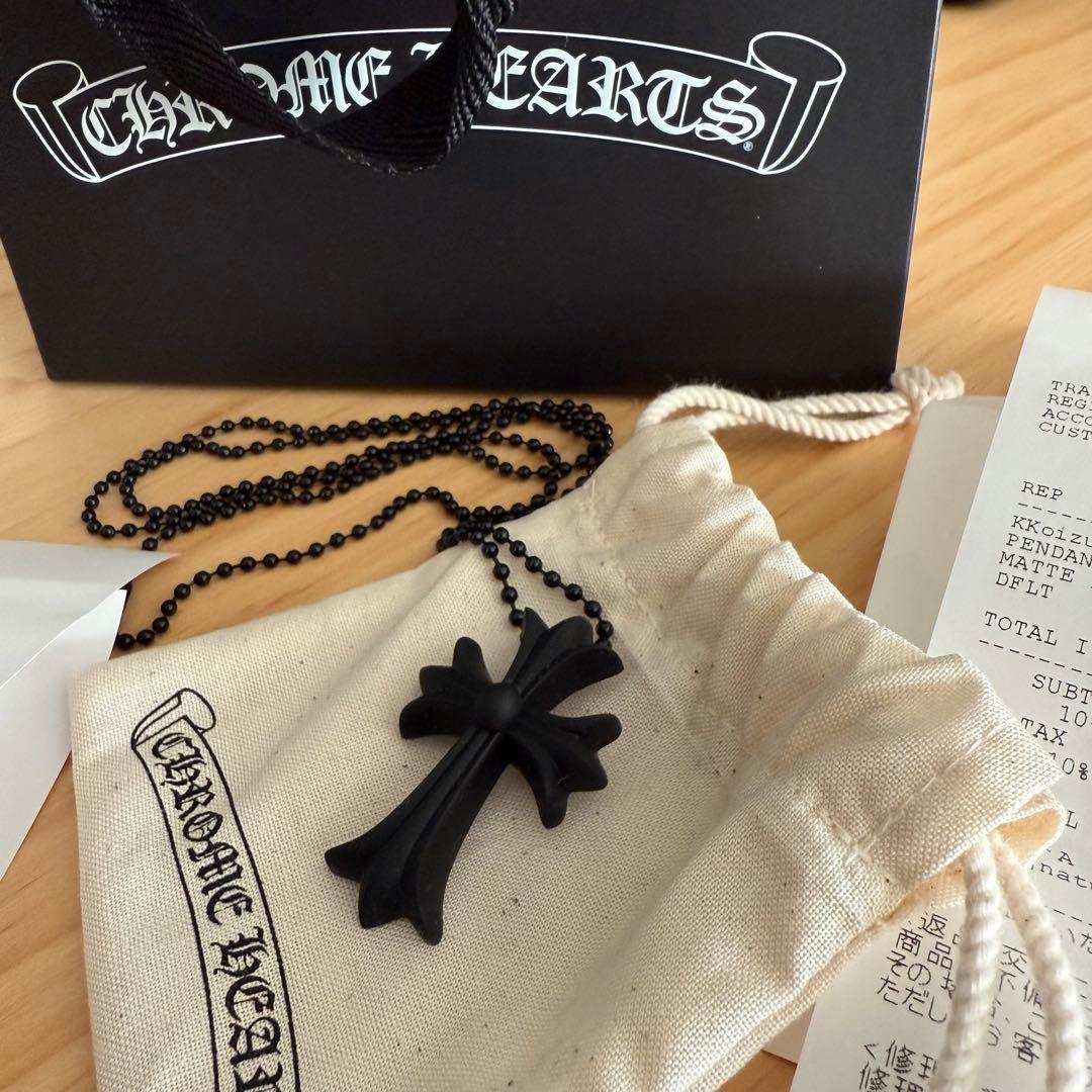 最終値下げ　クロムハーツ　CHROME HEARTS シリコン ラバーネックレス