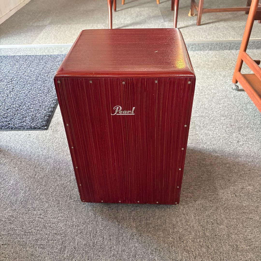 Pearl 木製カホン 赤
