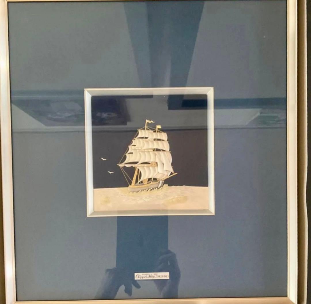 初代 関 武比古 TAKEHIKO SEKI 純銀 額 帆船 7号 作 - メルカリ