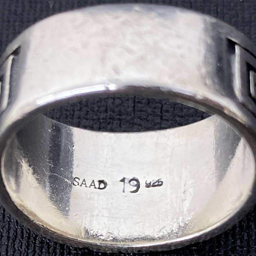 たわし様専用 SAAD HOPI シルバー サンフェイス デザインリング 19号