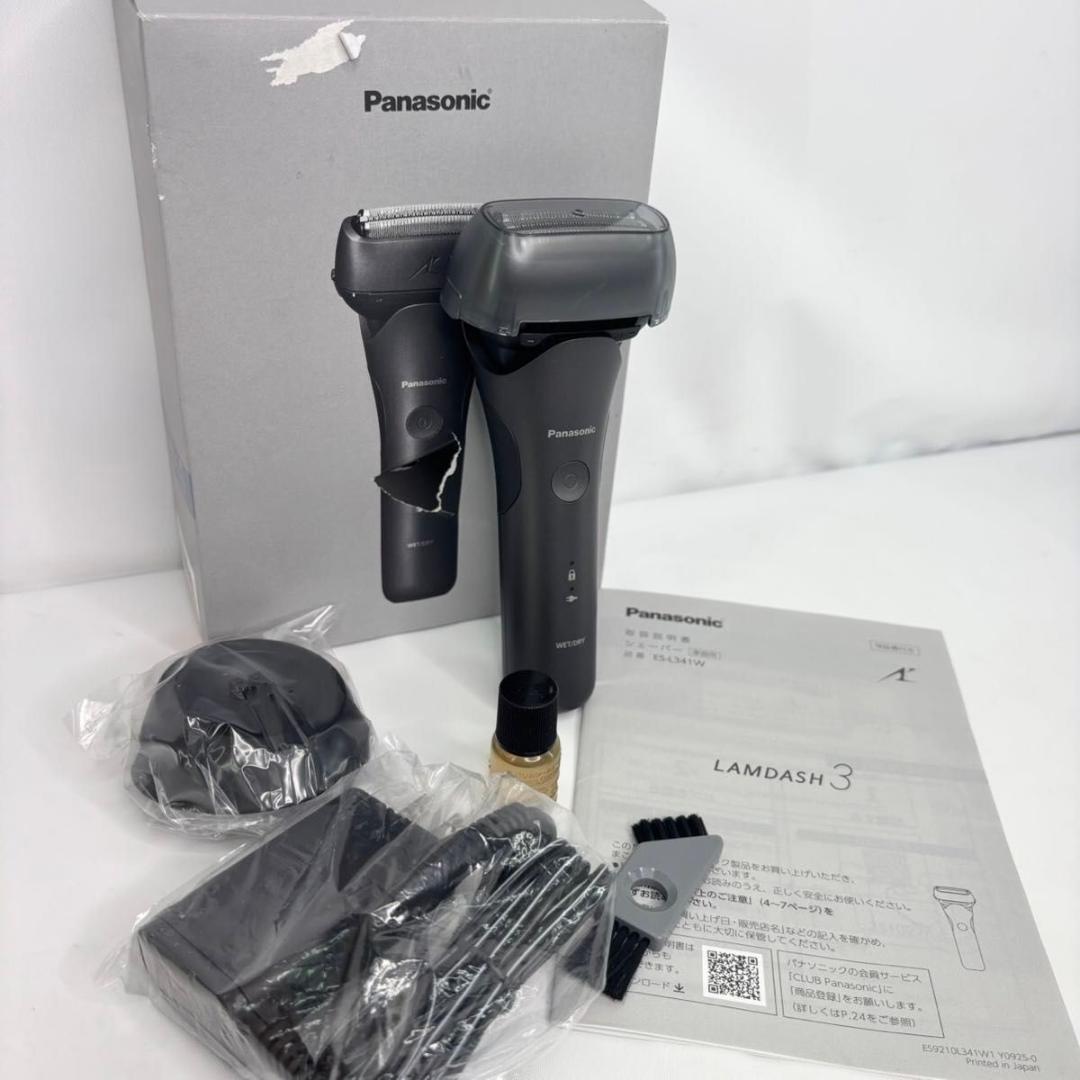【美品】Panasonic メンズシェーバー ES-L341W-K 髭剃り