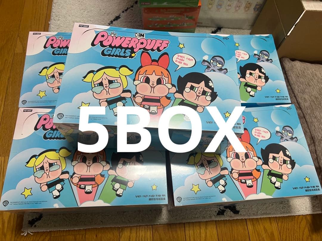 CRYBABY パワーパフ ガールズ シリーズ ぬいぐるみ アソートボックスX5