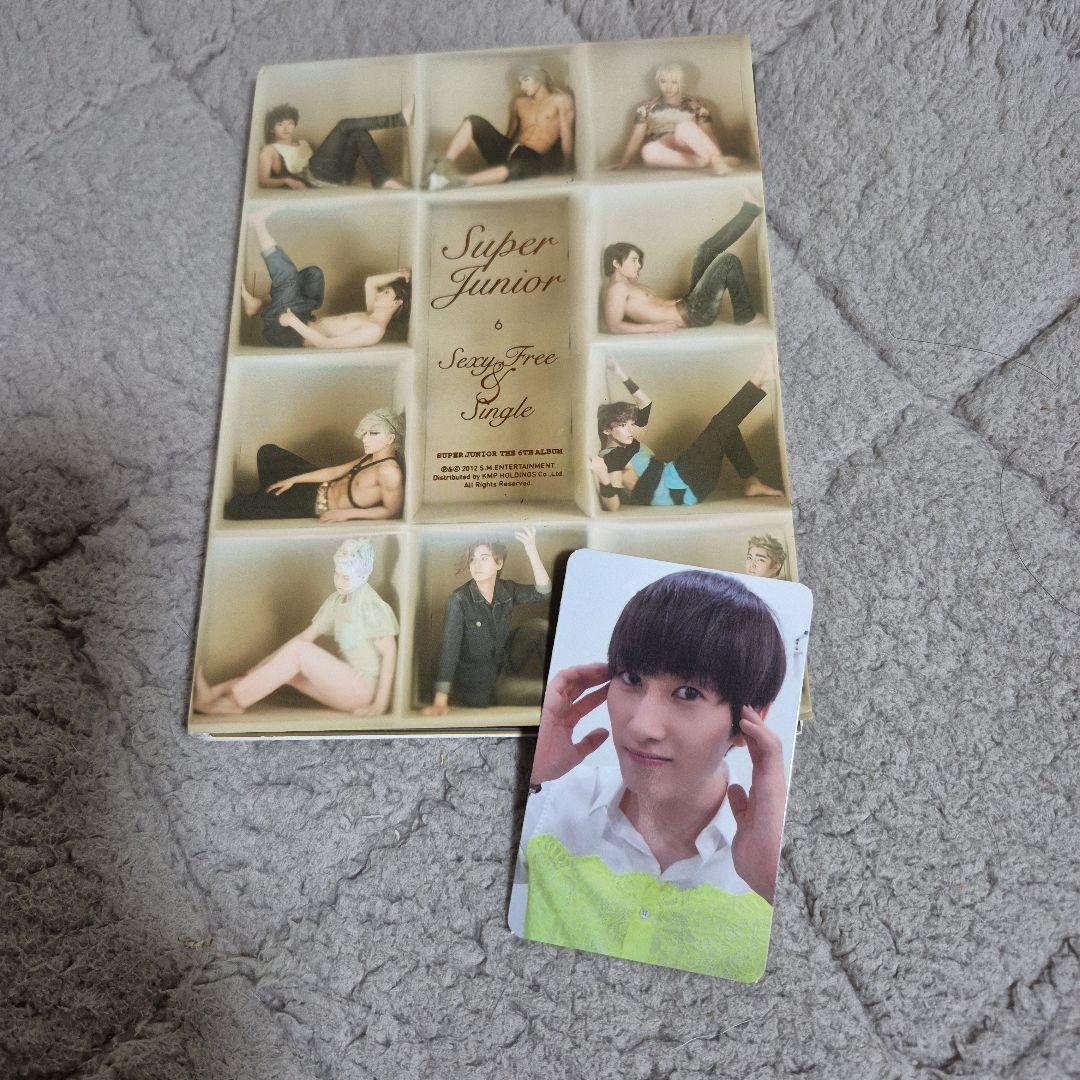 SUPERJUNIOR Sexy,Free&Singles ウニョクトレカ付き - メルカリ